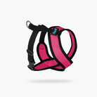 Flamingo Pink Comfort X harness shown at an angle