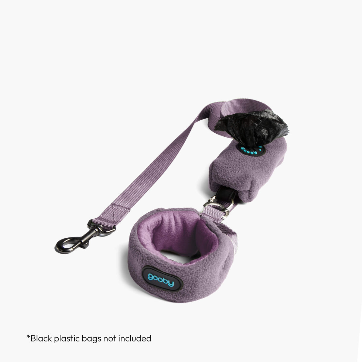 Lavender fleece vest with matching leash and clip