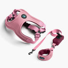 Baby pink pastel sport harness matching set with leash and wristband