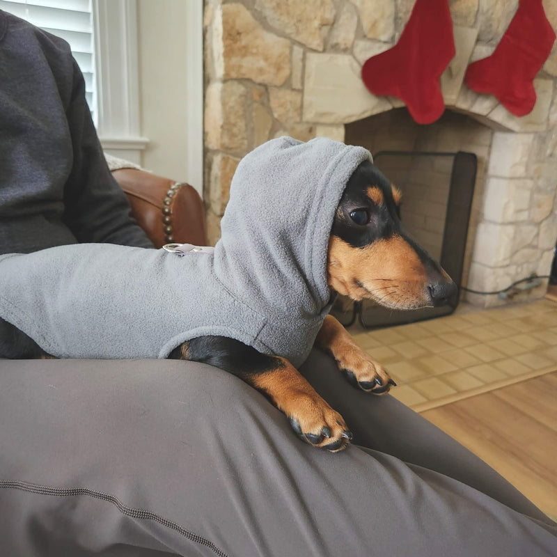 Fleece Vest Hoodie