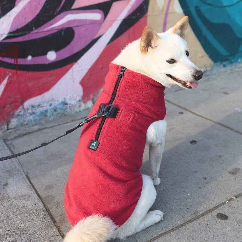 Half Zip Up Fleece Vest